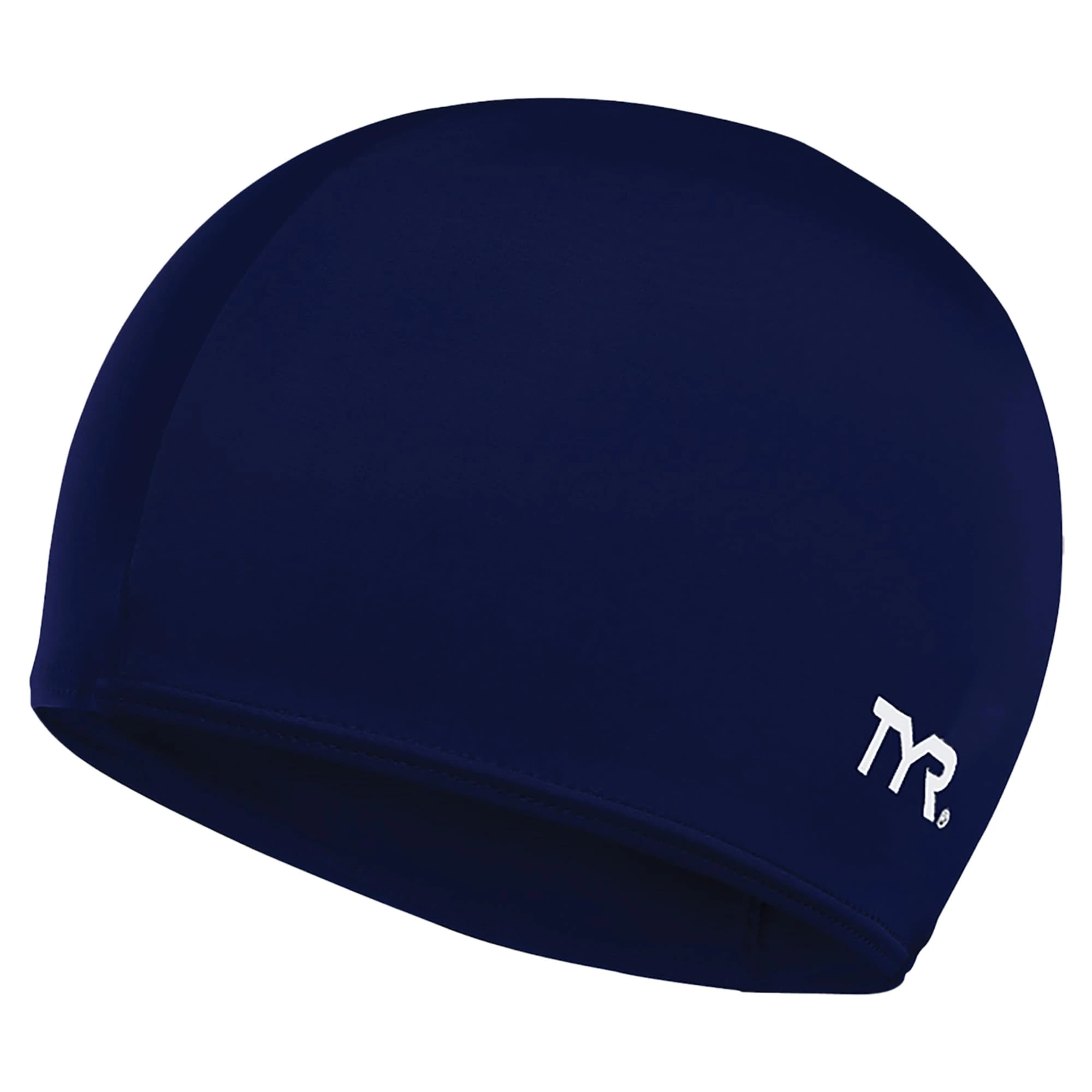 TYR Adult Lycra Fiber Swim Cap, Navy 10 x 3 x 1
