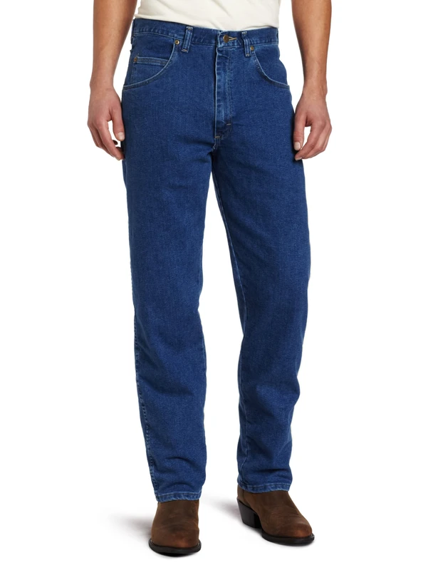 Wrangler Men's Trail Trekker Relaxed Fit, Stonewashed, 48W x 30L