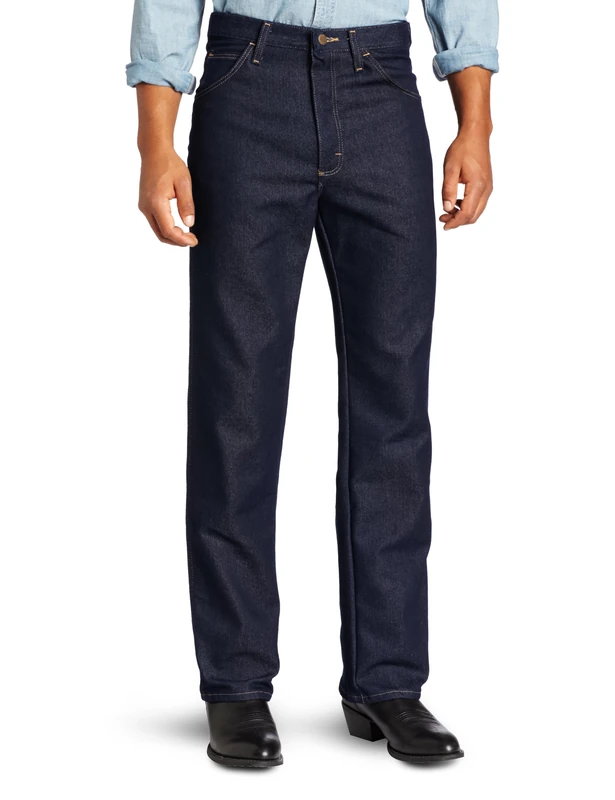 Wrangler Men's Rugged Wear Regular-Fit Stretch Jean - Blue - 34W x 29L