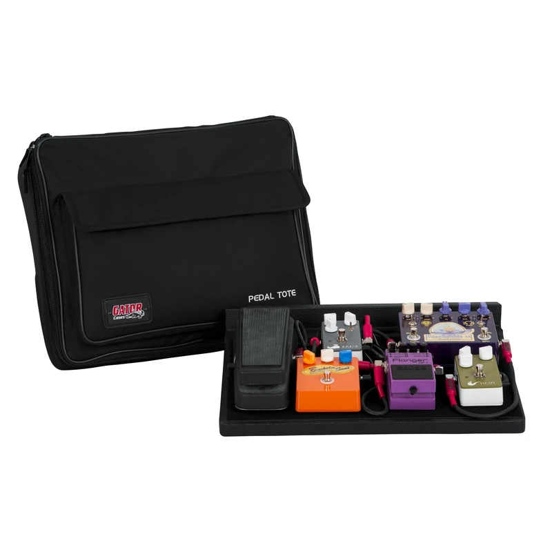 Gator 18x12 inches Wood Pedal Board with Nylon Carry Bag - Black