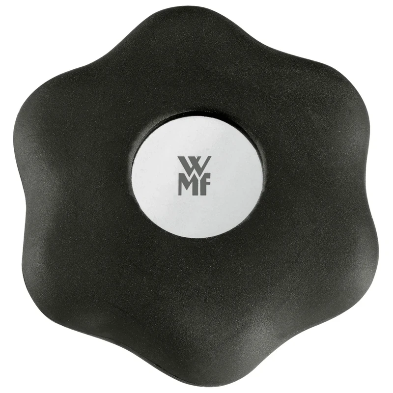 WMF Clever and More Cromargan Twist-Off Lid Tongs, Black, Diameter 6 cm