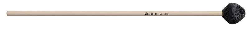 Vic FIrth - Corpsmaster® Series Marimba Mallets - M189 - Yarn - Weighted Rubber Core - Very hard - Black