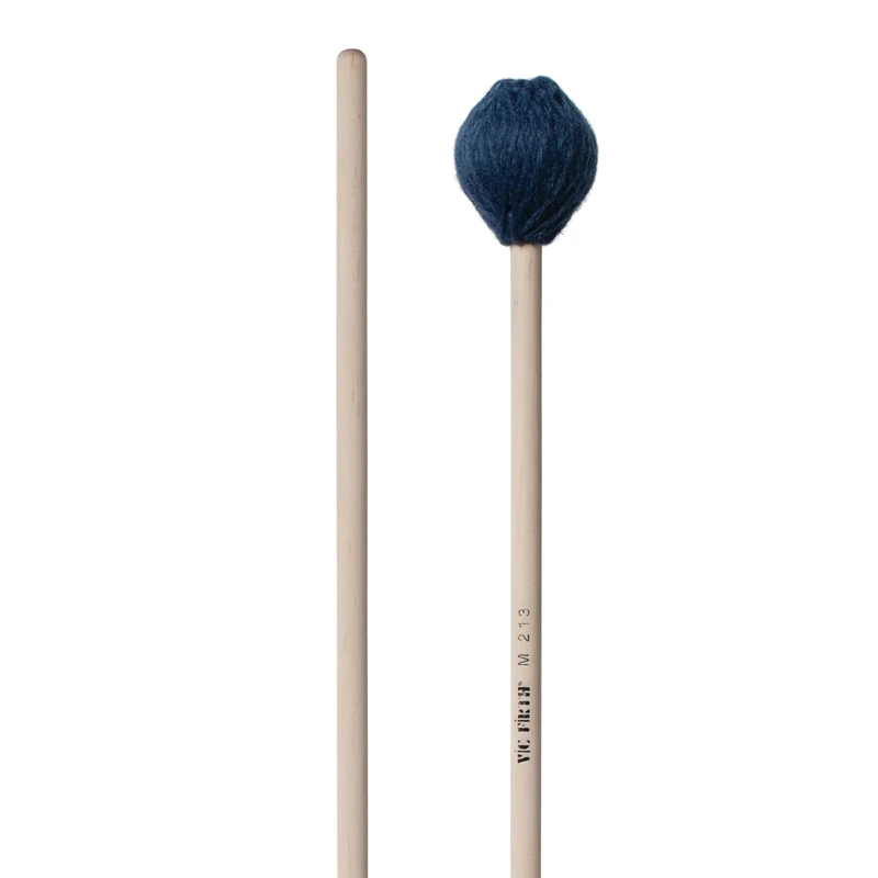 Vic FIrth - Virtuoso Series Marimba Mallets M213 - Yarn - Medium Hard - Blue