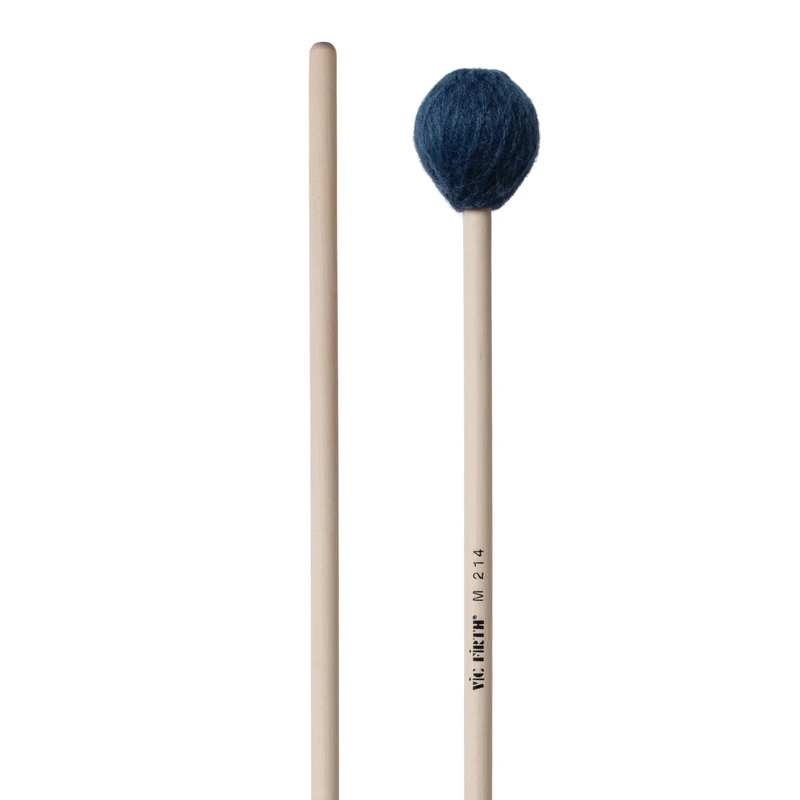 Vic FIrth - Virtuoso Series Marimba Mallets M214 - Yarn - Hard - Blue