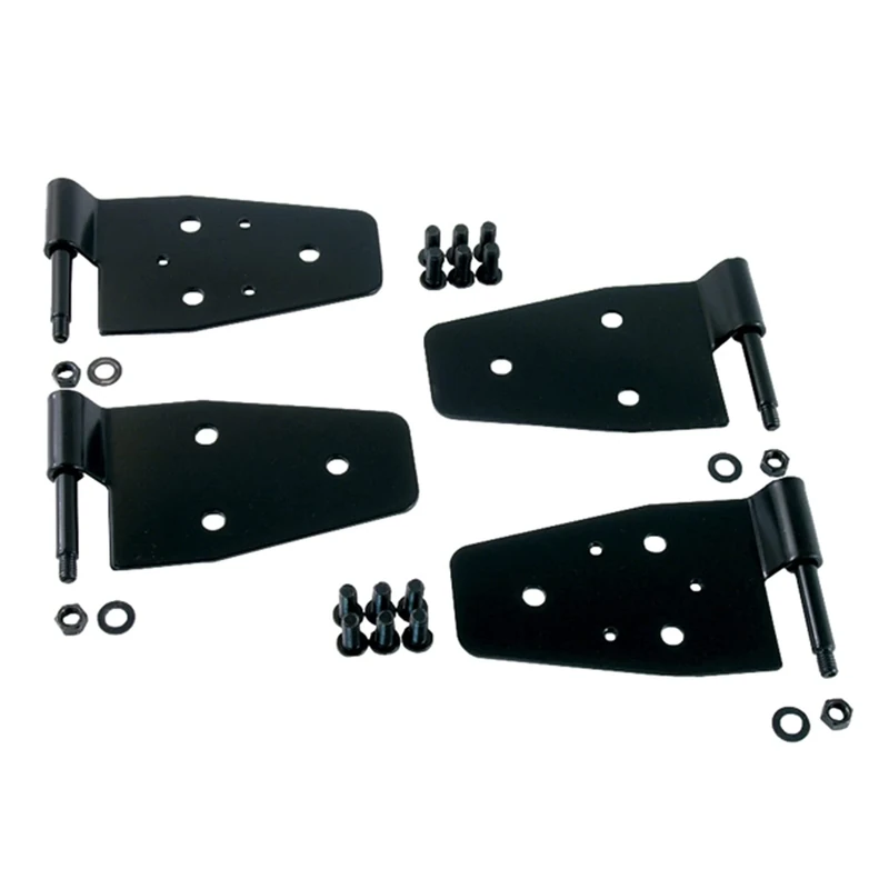 Rugged Ridge 11202.01 Black Door Hinge Kit