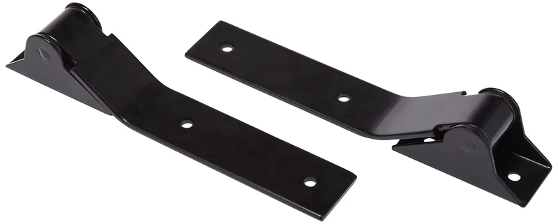Rugged Ridge 11218.01 Tailgate Hinge Kit, Black; 87-95 Jeep Wrangler YJ