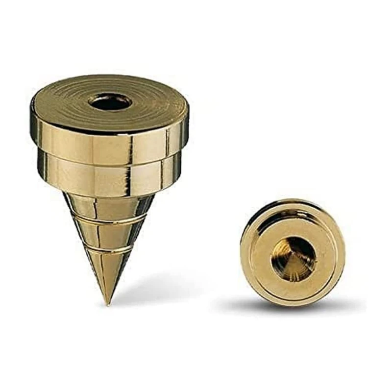 Oehlbach Spike S 2000 Spike Set Made of Full Metal with Washer | Perfect for Small and Large Speakers - Pack of 4 - Black
