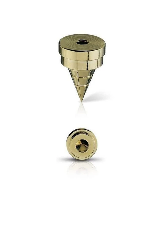 Oehlbach Spike S 2000 Solid Metal Spike Set with Washer - Perfect for Small and Large Speakers - Pack of 4 - Chrome