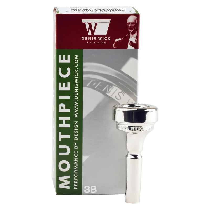 Denis Wick 5881-3B Classic Bb Cornet Mouthpiece, Silver Plated