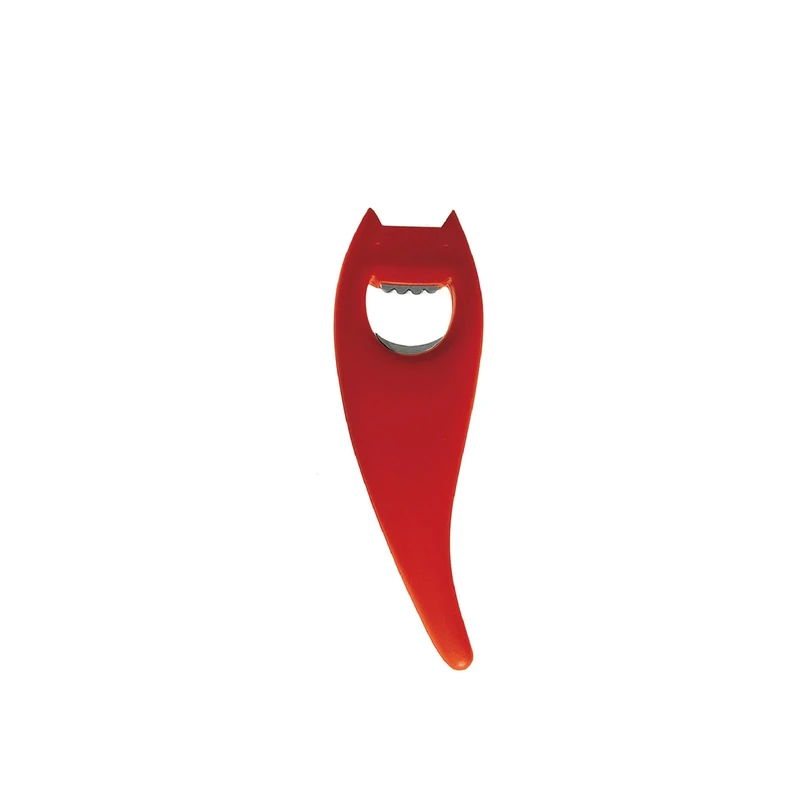 Alessi Diabolix Red Bottle Opener (ABC01 R) - Resin Barware