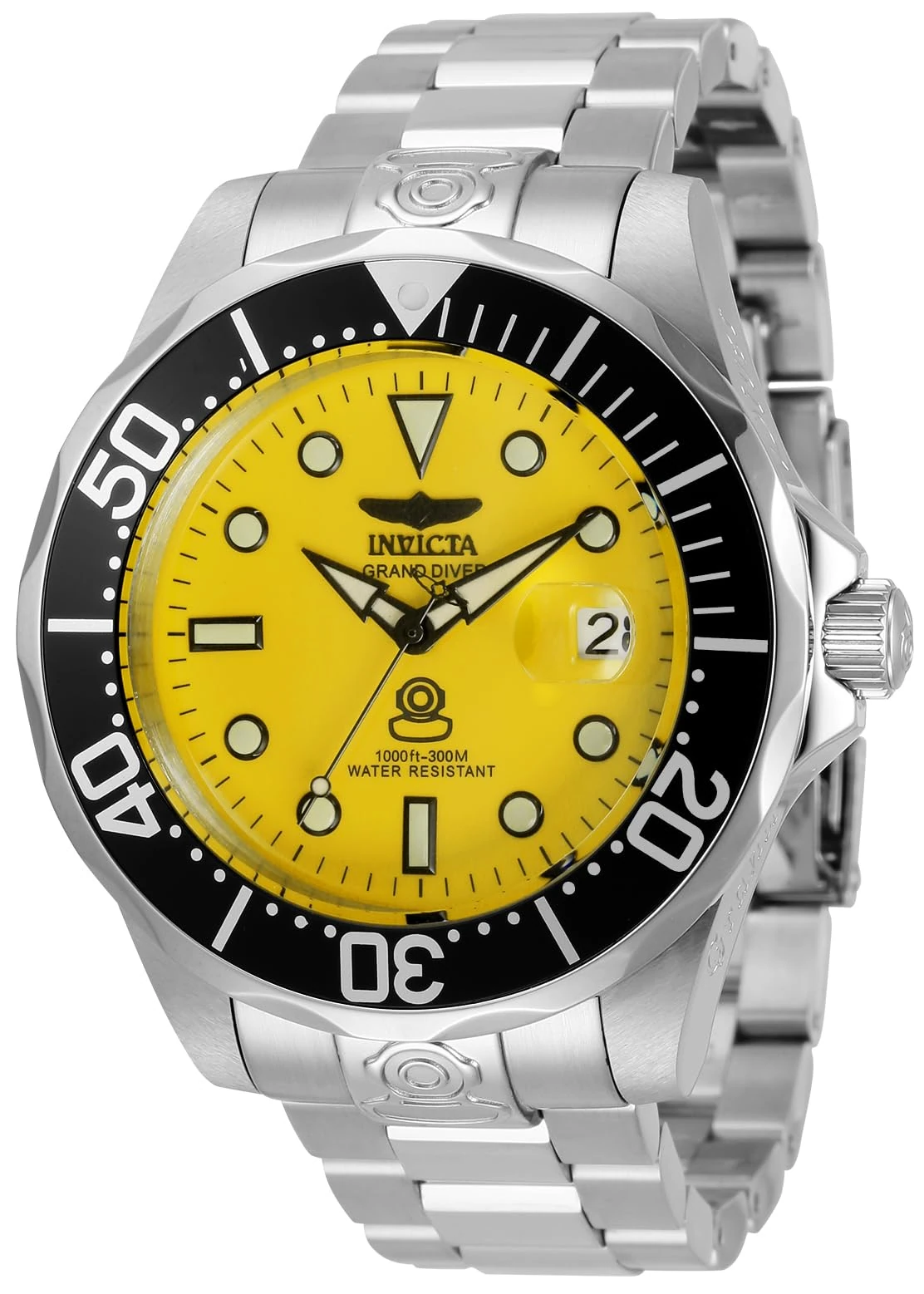 INVICTA Men Analog Automatic Watch with Stainless Steel Strap 3048