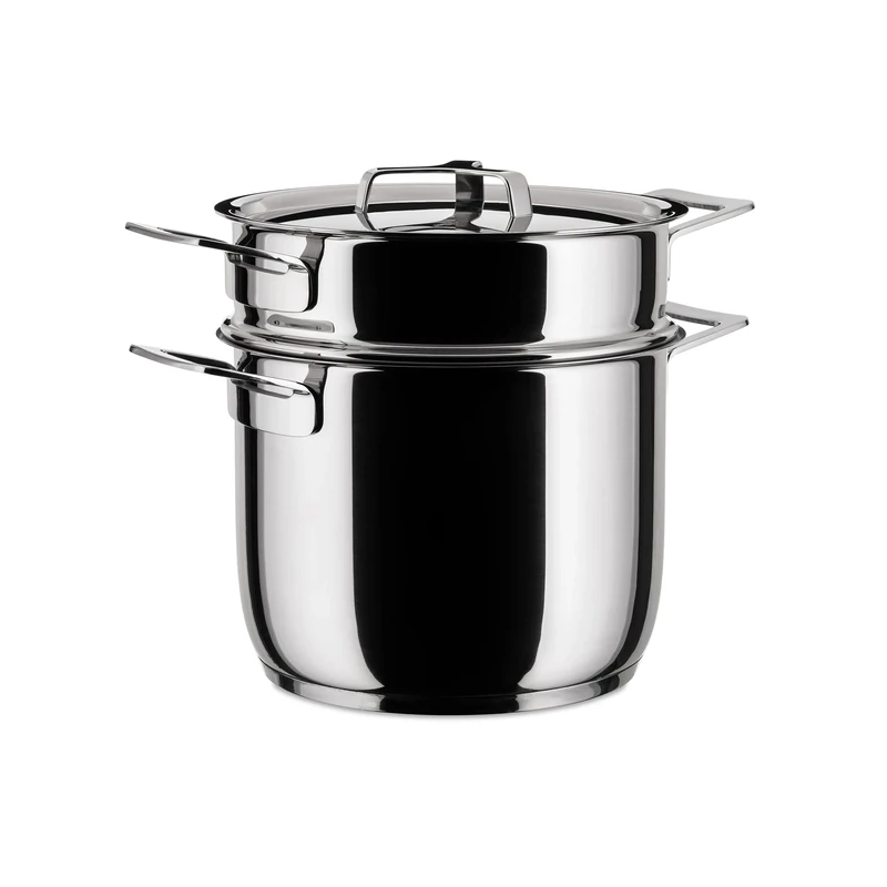 Alessi A di Pots&Pans Pasta-Set, (AJM306SET), Silver