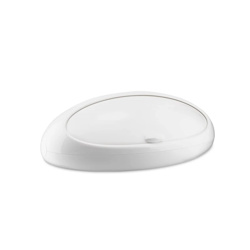 Alessi | Gnam ASG22 W - Design Bread Box with Lid in Thermoplastic Resin, White