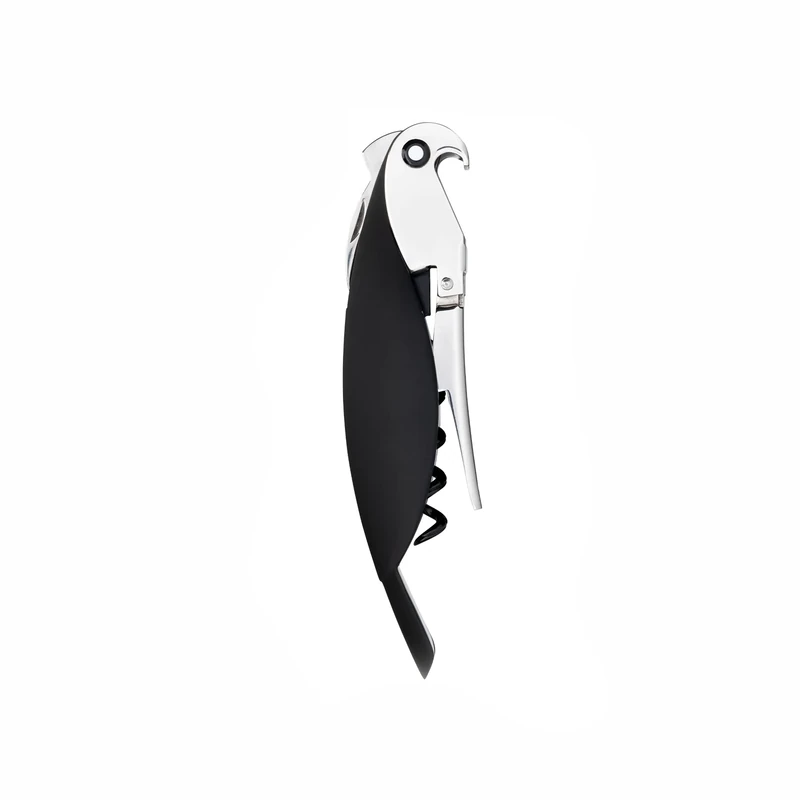 A di Alessi Parrot Corkscrew, Black, (AAM32 B)