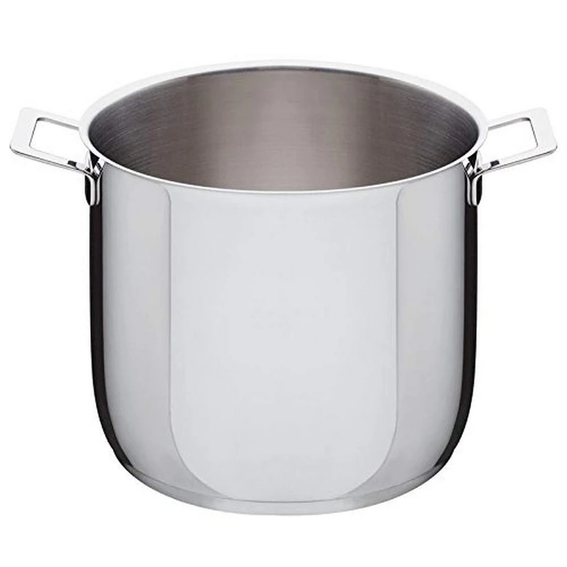 Alessi Pots&Pans Stockpot, Stainless Steel, 24 cm (AJM100/24)