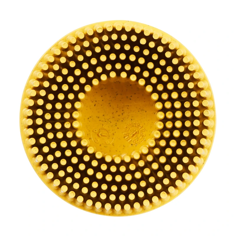 Scotch-Brite Roloc Bristle Disc RD-ZB, Yellow, 50 mm x 15.8 mm, P80, 07525