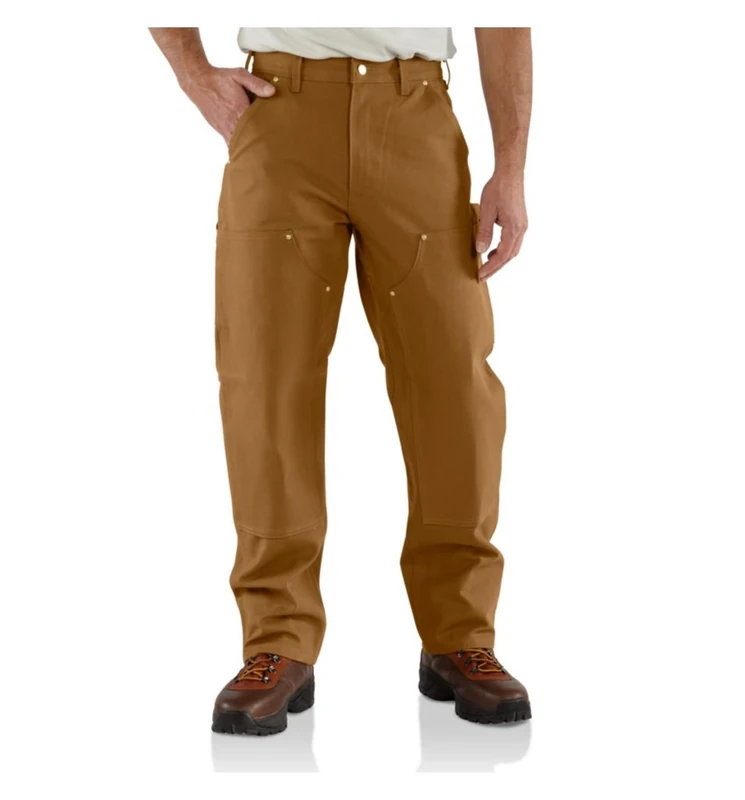 Carhartt Men's Loose Fit Firm Duck Double-Front Utility Work Pant, Carhartt® Brown, W38/L36