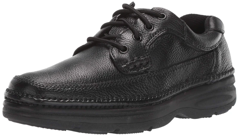 Nunn Bush Men's Cameron Moc Toe Oxford with Comfort Gel Footbed, Black, 9.5 UK
