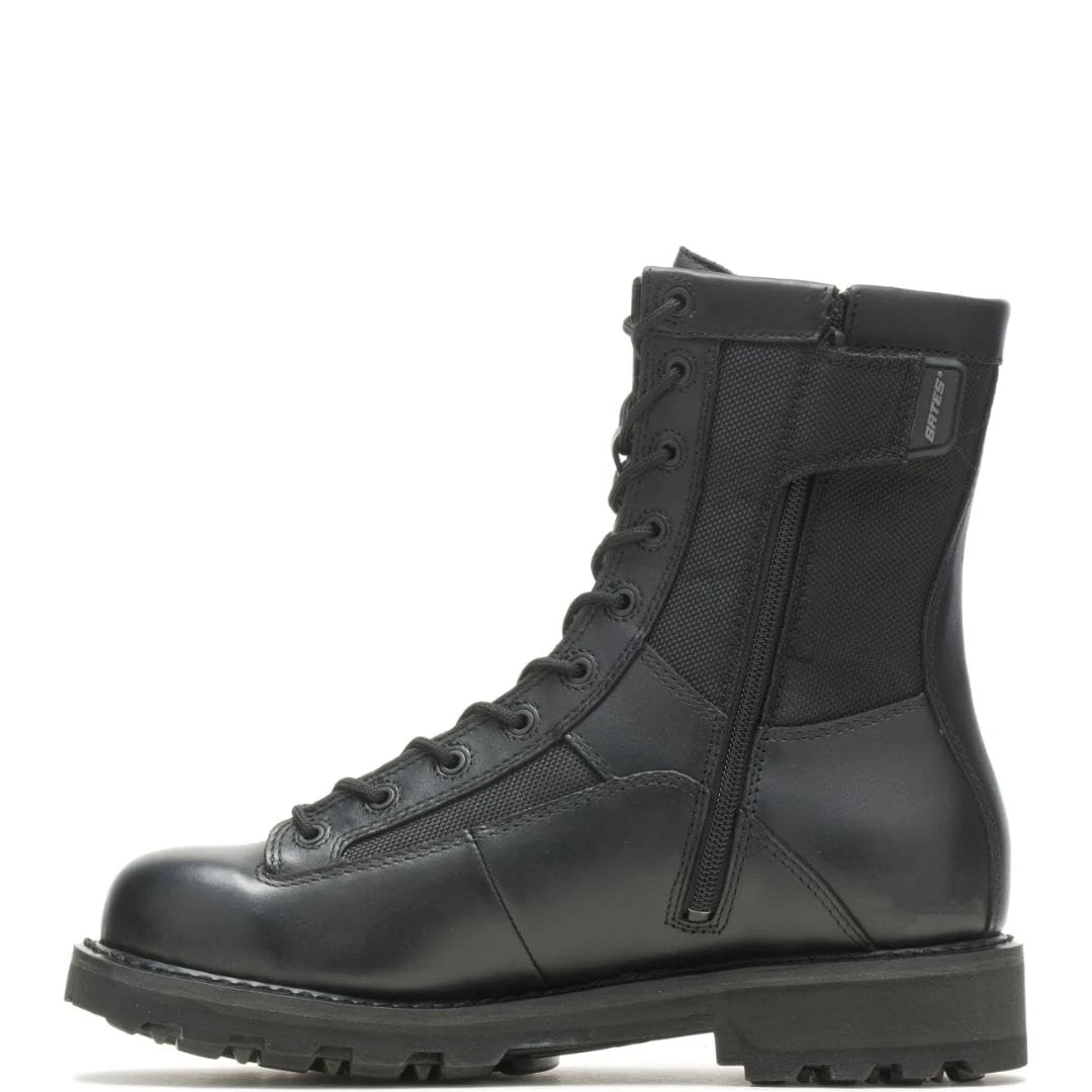 Bates 8" Durashocks Lace-To-Toe-M, Men's Work Boot, Black, 6.5 UK (7.5 US)
