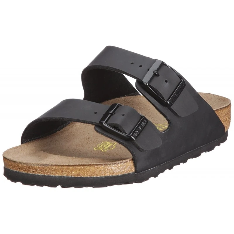 BIRKENSTOCK Unisex-Adult アリゾナ ビルコフロー サンダル Black Size: 13-13.5 Women/11-11.5 Men