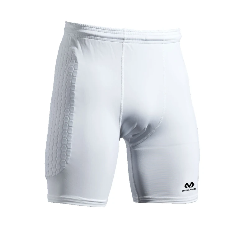 Mcdavid Men's Hex Sliding Compression Short, White, S