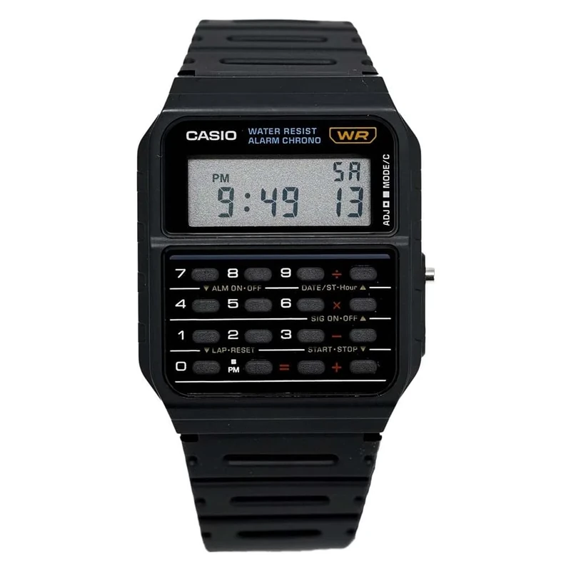 Casio CA-53W-1ER Digital Watch - Calculator, Dual Time, Alarm