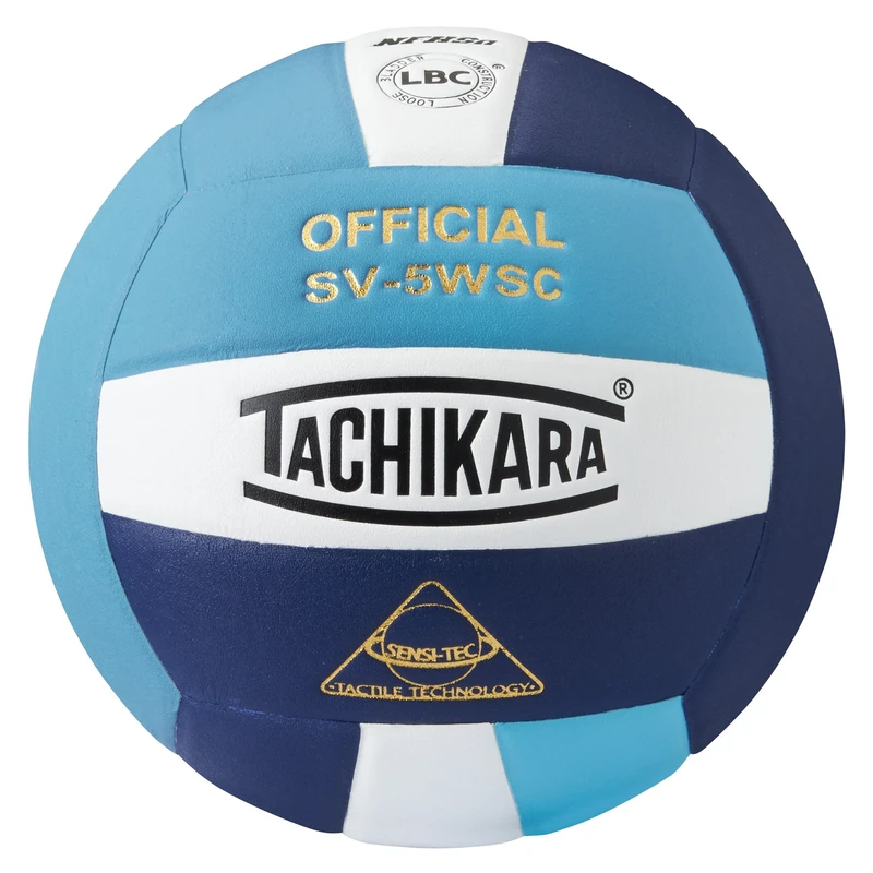 Tachikara Sensi-Tec Composite High Performance Volleyball (Powder Blue/White/Navy)