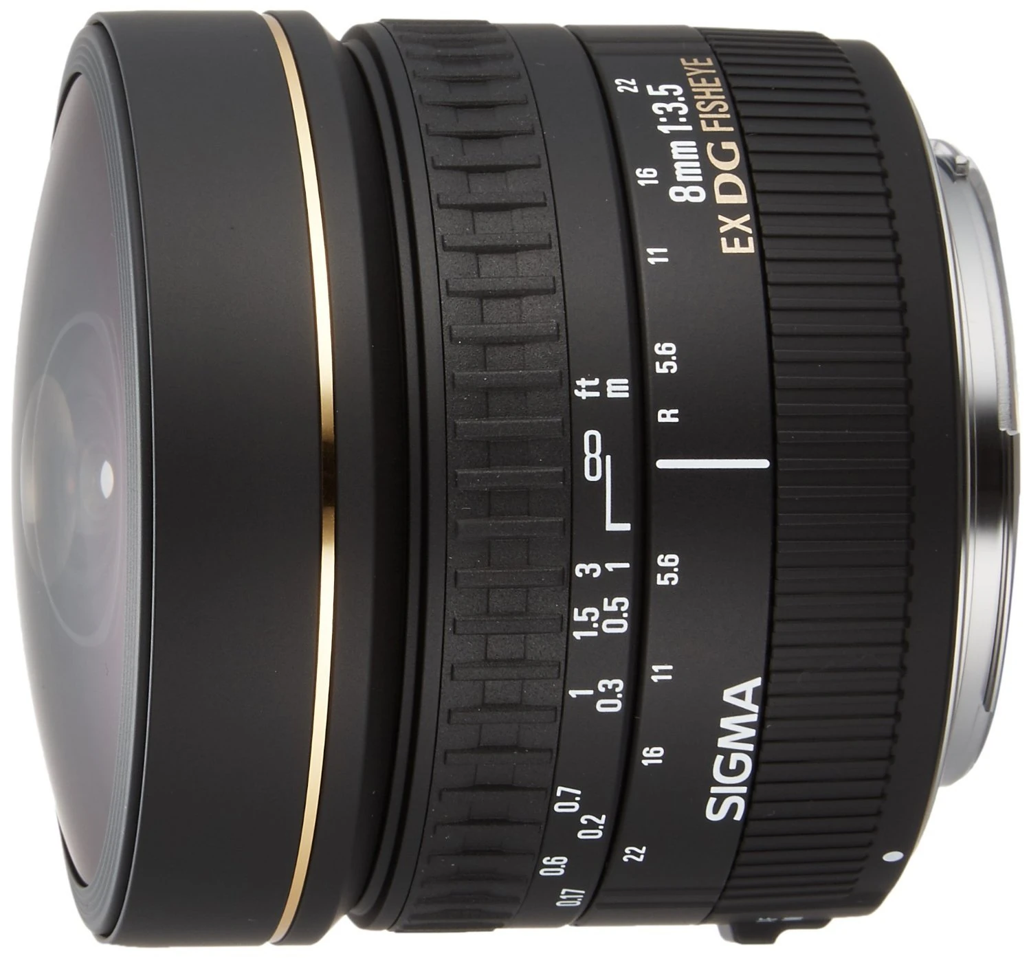 Sigma 485101 8mm f3.5 Circular Fisheye EX DG For Canon Digital & Flim SLR Cameras, black