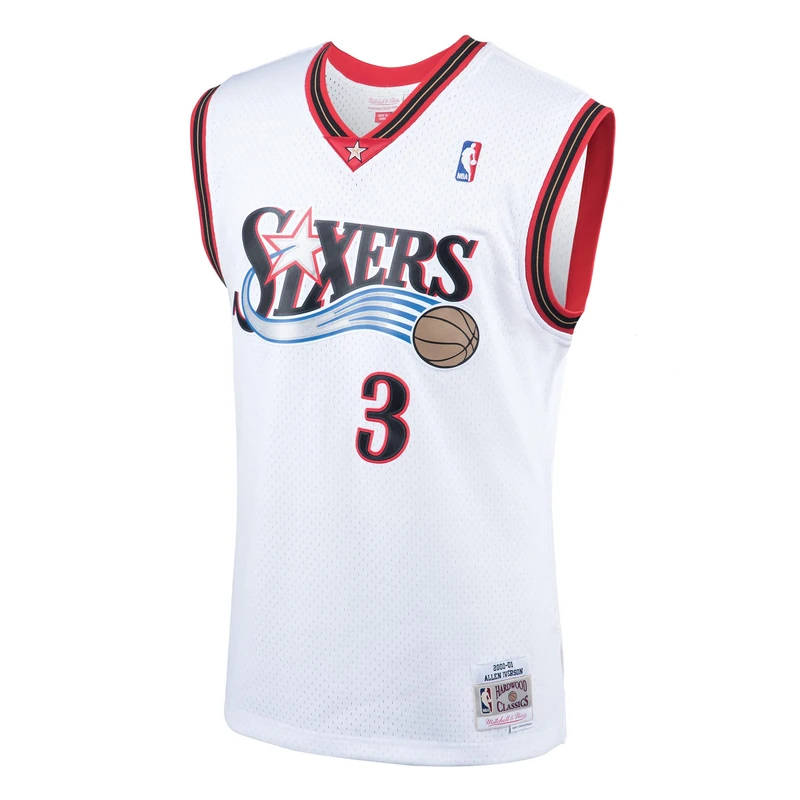 Mitchell & Ness Swingman Jersey Philadelphia 76ers 2000-01 Allen Iverson White