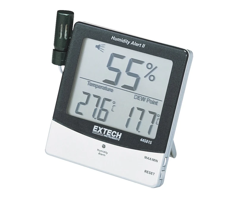 Extech Instruments 445815 Big Digit Humidity Alert,White