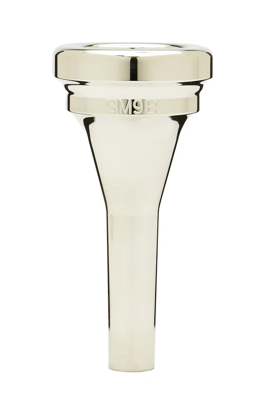 Denis Wick 5880B-SM9 Classic Steven Mead Baritone Mouthpiece, Silver Plated - Image 1
