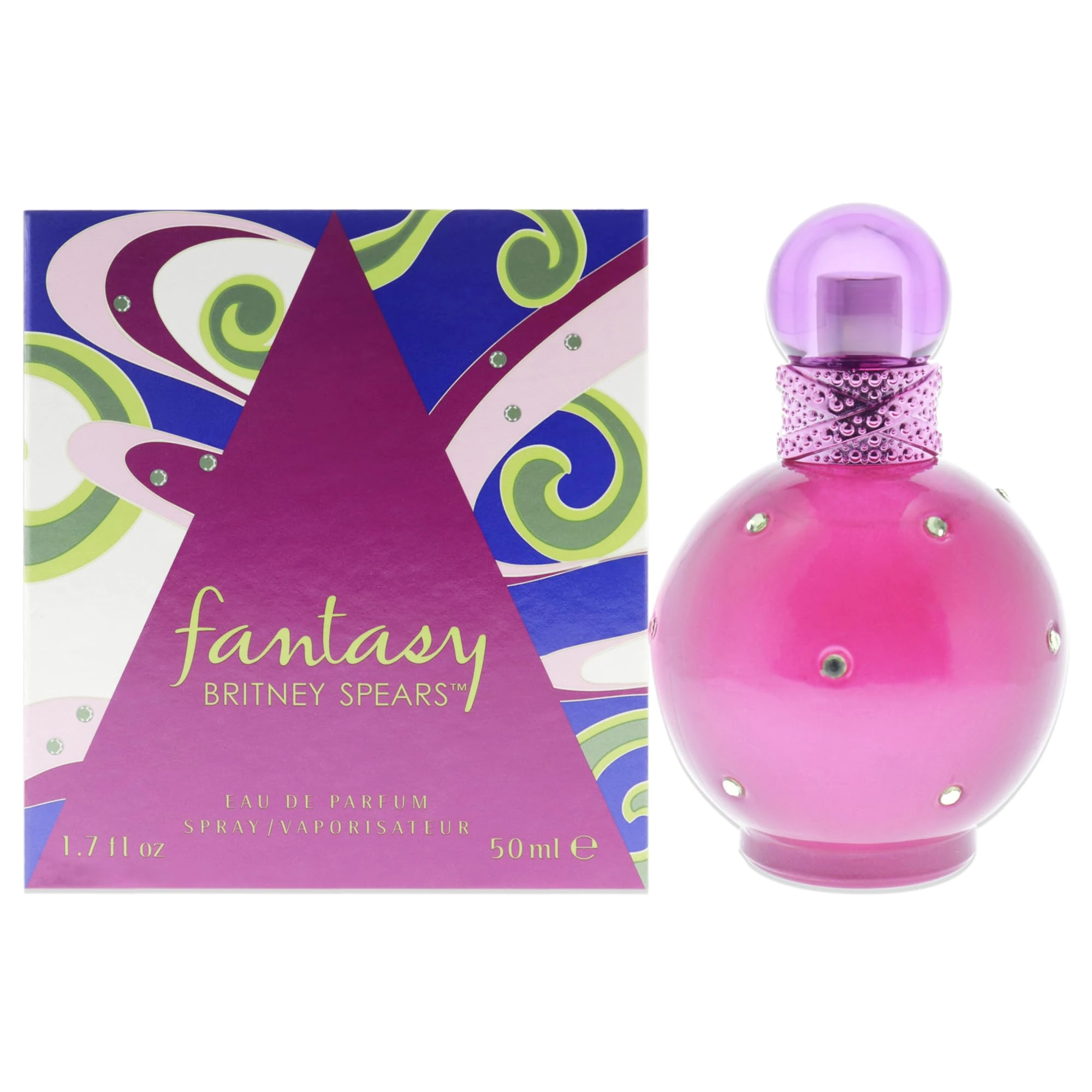 Britney Spears Fantasy Eau de Parfum (50ml) Fruity & Feminine Scent, Luxury Fragrance for Women