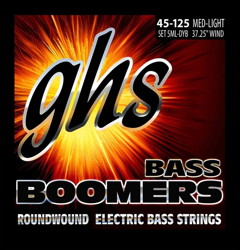 GHS Boomer 5-String Medium Light 45-126 Bass String