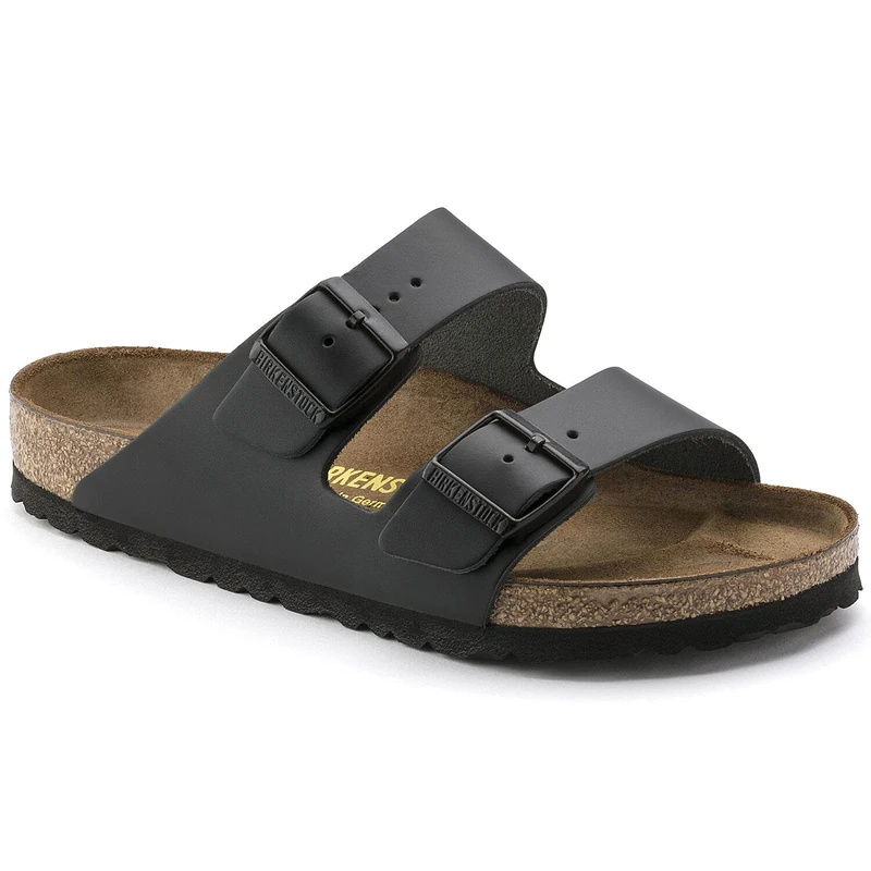 Birkenstock Arizona Smooth Leather, homme Sandals, Black (Black 51193), 8 UK (42 EU)