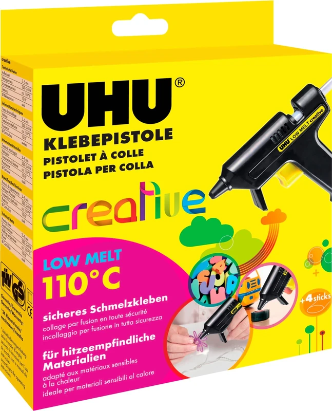 UHU Low-Temperature Glue Gun (Creative, Low Melt 110°C)