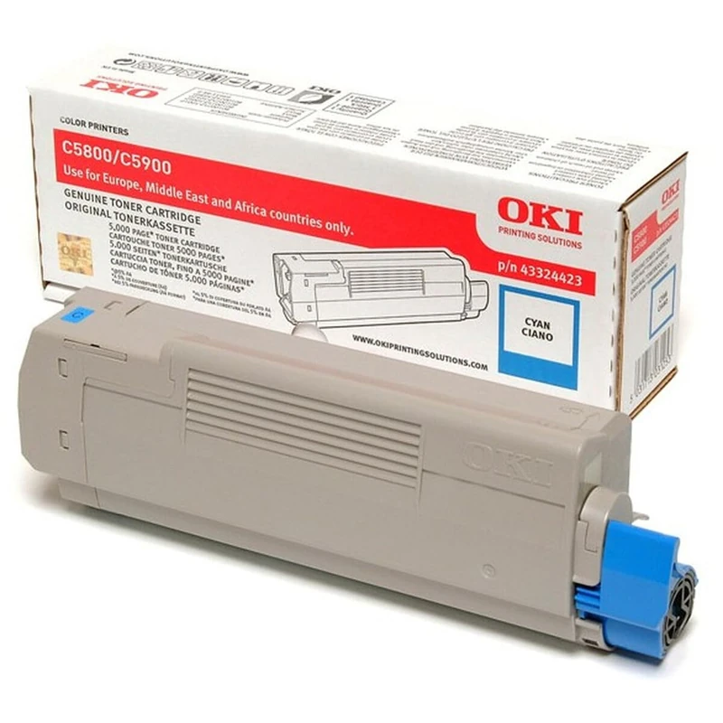 OKI - Toner cartridge - 1 x cyan - 5000 pages