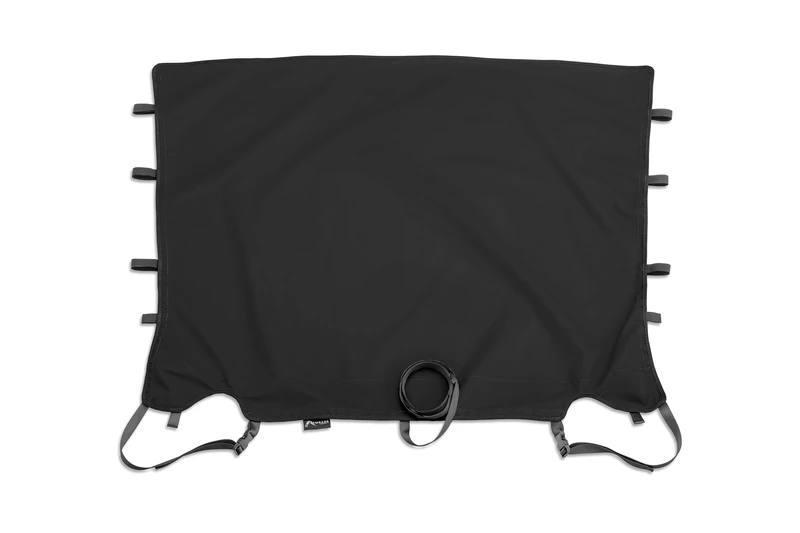 RAMPAGE PRODUCTS 92815 California Brief Soft Top for 1992-1995 Jeep Wrangler YJ, Black Denim