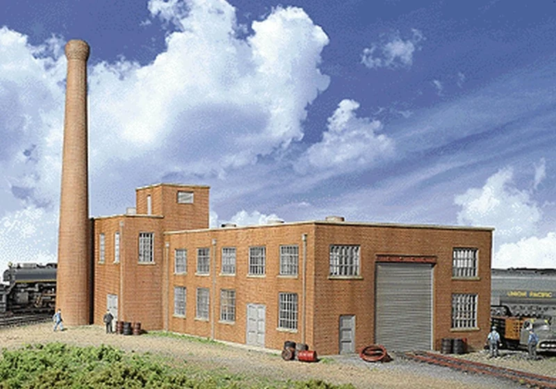 Walthers Cornerstone Series Kit HO Scale Machine Shop Grey