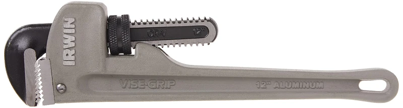 IRWIN Vise-Grip Tools Cast Aluminum Pipe Wrench, 2-Inch Jaw Capacity, 12-Inch (2074112)