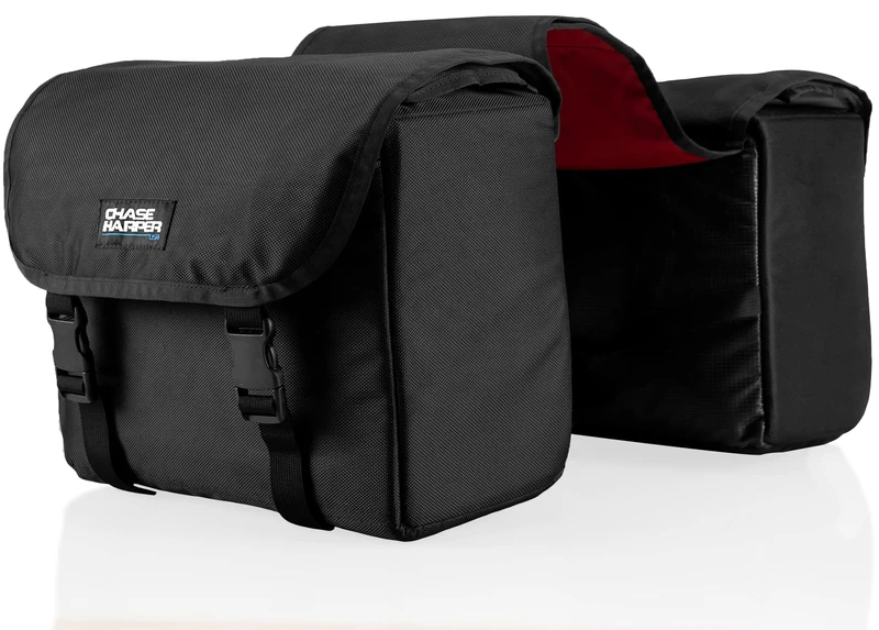 Chase Harper USA 3775 Phoenix Saddle Bags - 21.2 Liters - Water-Resistant, Tear-Resistant, Industrial Grade Ballistic Nylon