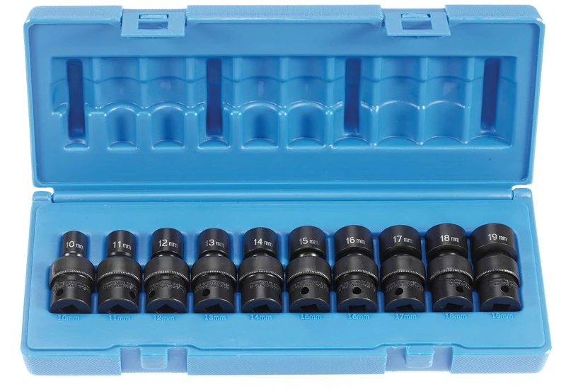 Grey Pneumatic 1210UM 3/8-Inch Drive Metric Socket Set