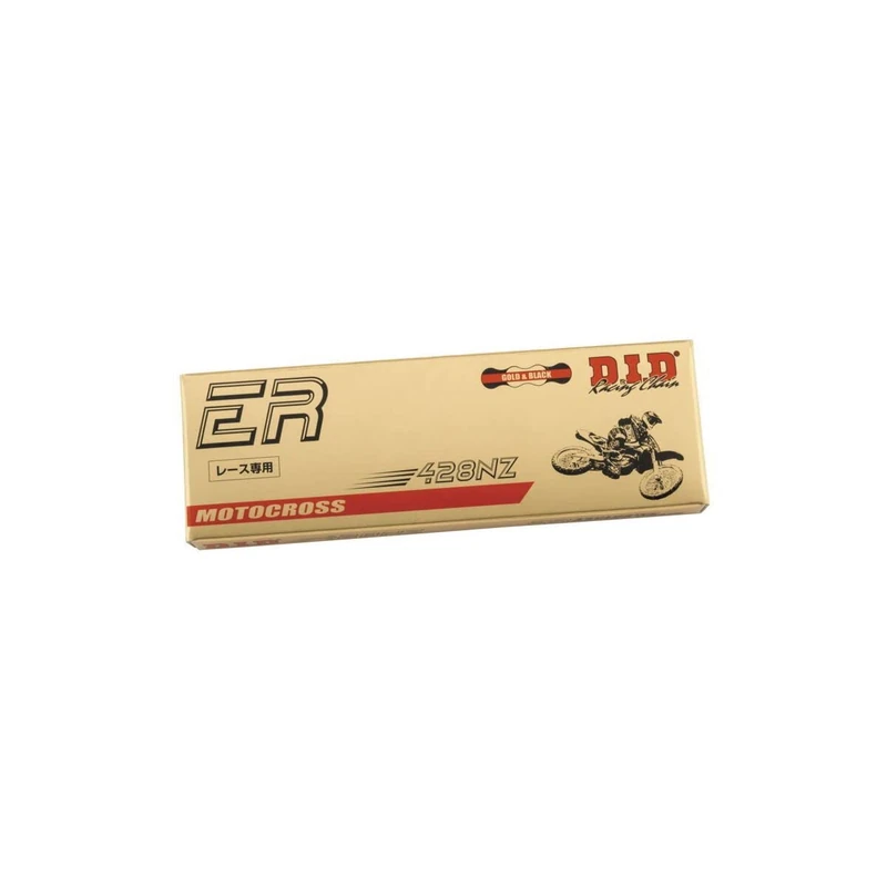 D.I.D 428 NZ Super Non O-Ring Series Chain - 120 Links, Chain Type: 428, Chain Length: 120, Color: Natural, Chain Application: Offroad 428NZX120 GB