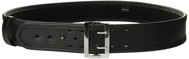 BIANCHI 7960 Sam Browne Duty Belt - 2.25", 38 - Basketweave - Brass Snap