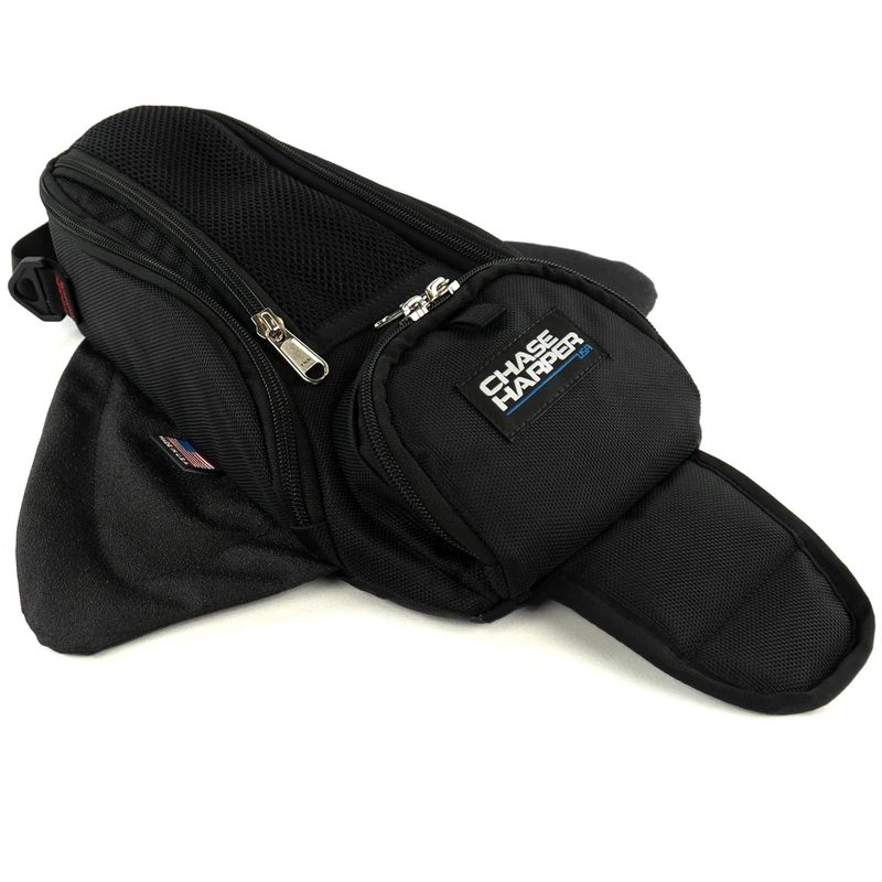 Chase Harper 1602M Black Manta X2 Magnetic Tank Bag - 3.3 litres
