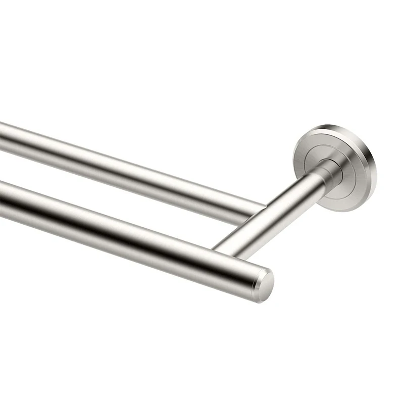 Gatco 4294 24-Inch Latitude II Double Towel Bar, Satin Nickel