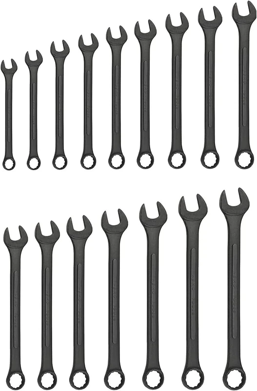 Neiko 03575A Jumbo Combination Wrench Set | 16 Piece | MM | 6 mm to 32 mm | Raised Panel Construction