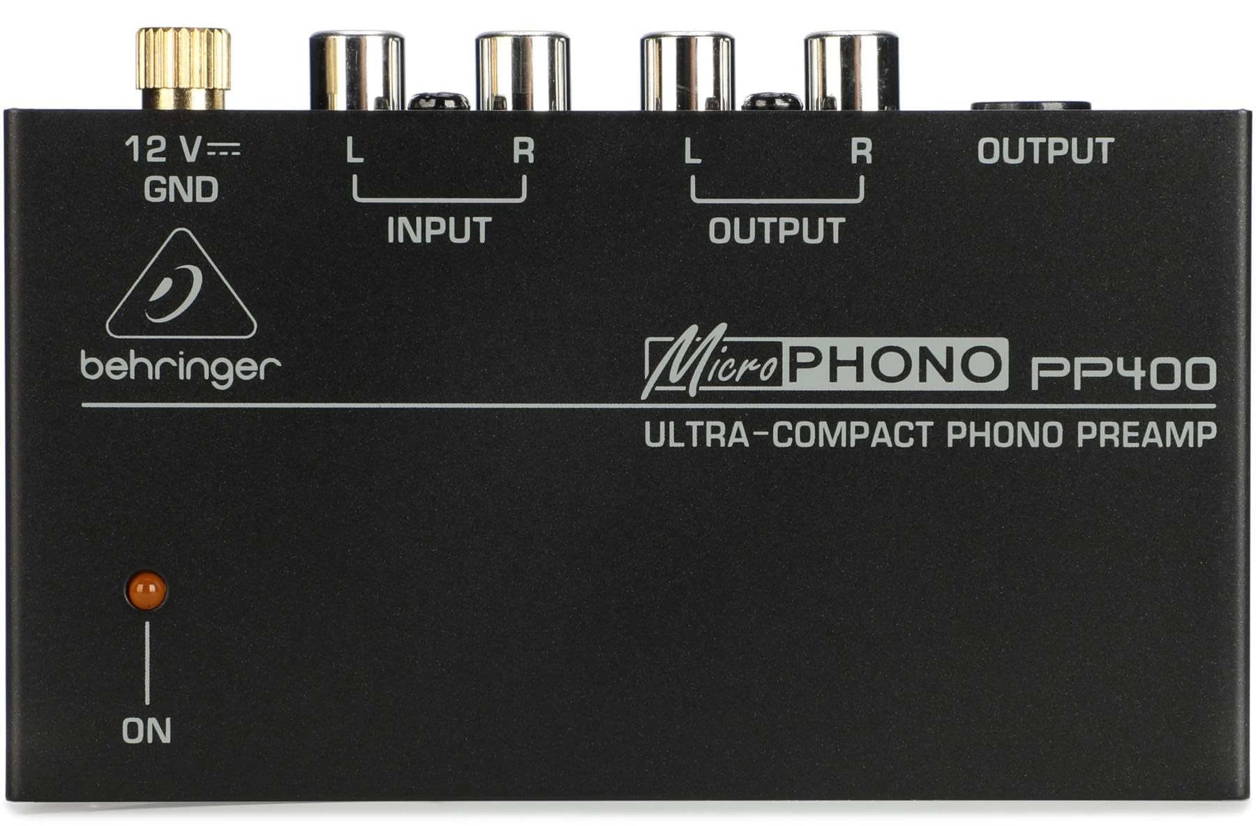 Behringer PP400 Ultra-Compact Phono Preamp for Turntables with RCA and TRS Outputs