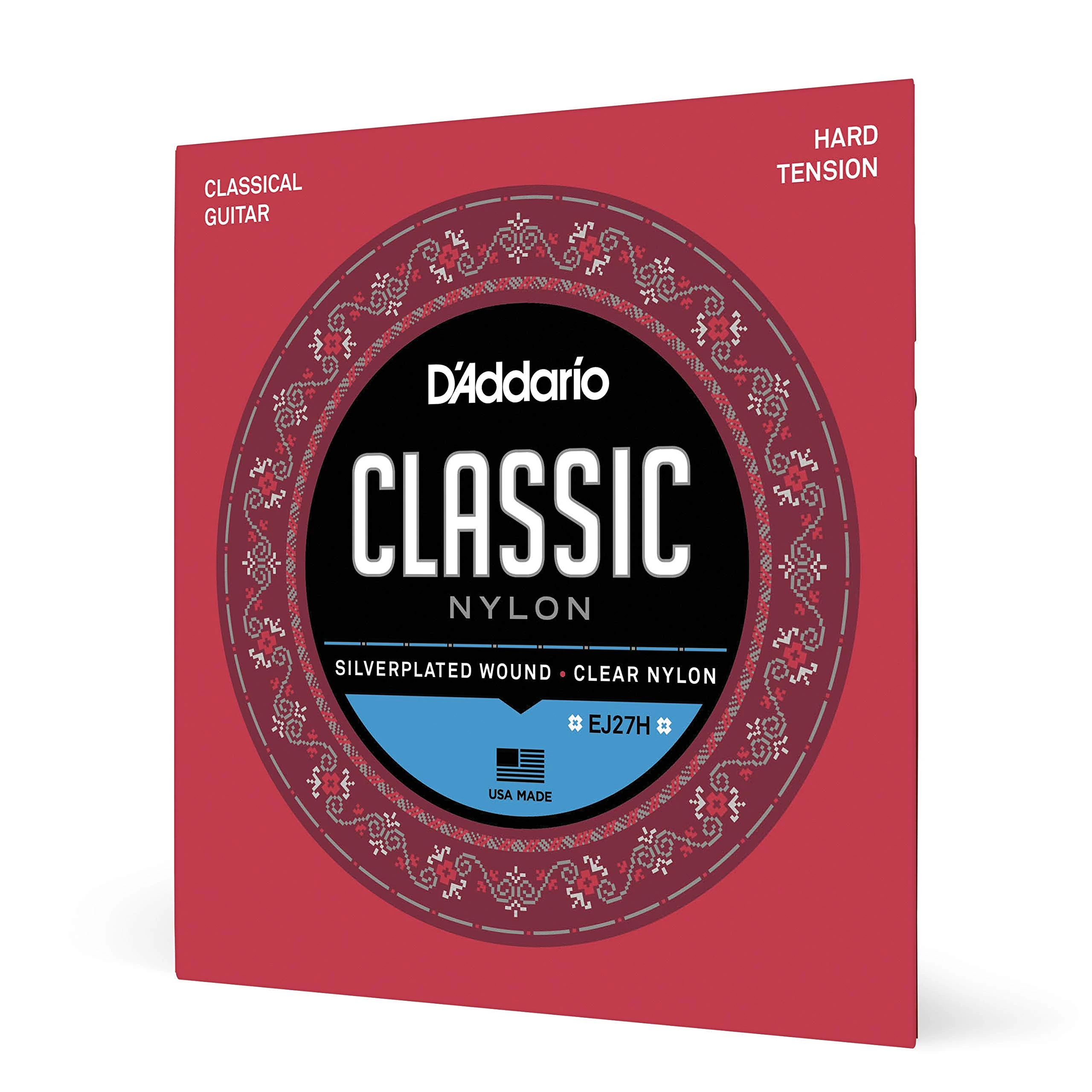D'addario EJ27H Classical Nylon Guitar Strings High Tension