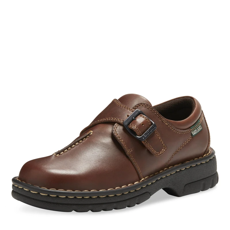 Eastland Womens Syracuse Slip-On Loafer, Brown Leather, 6, Brown, 8 Wide