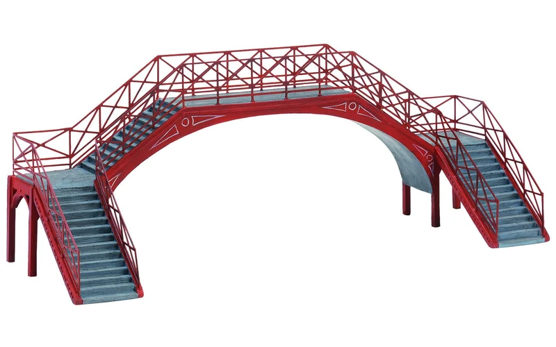 Hornby R8641 OO Gauge Platform Footbridge - Model Railway Accessories, Miniature Diorama Scenery for Hornby Train Sets - Lifelike Train Platform Footbridge Model - Scale 1:76